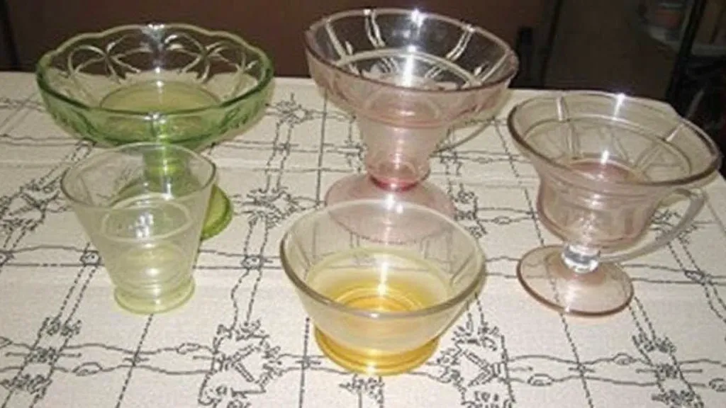 Early Cambridge Glass Floral Pattern pieces