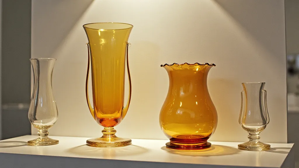 Cambridge Glass Modern Pattern pieces