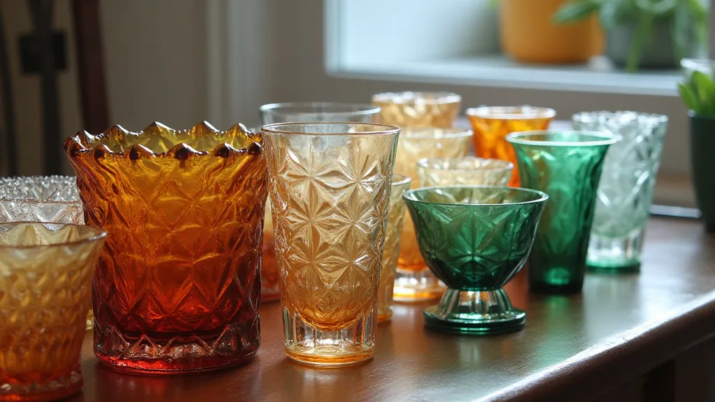 Various Mosser Glass Patterns